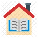 Homeschooling House Learning Icon