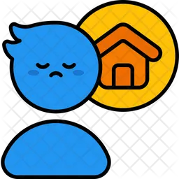 Homesick Emoji Icon