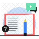Lessons Writing Book Icon