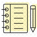 Homework Assignment Color Shadow Thinline Icon Symbol