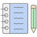 Homework Assignment Lineal Color Icon Symbol