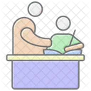Homework Help Lineal Color Icon Icon