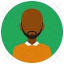 Barbe Homme Avatar Icône