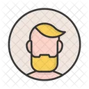 Homme Barbe Hipster Icon