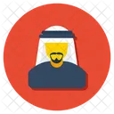 Homme arabe  Icône