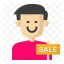 Avatar Caissier Homme Icône