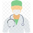 Chirurgien Homme Medecin Icône