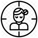 Homme, cible  Icône