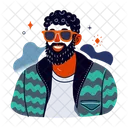 Homme Cool Cool Beau Icon