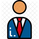 Homme d'affaire  Icône