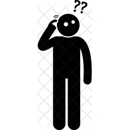 Homme distrait  Icône