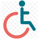 Homme handicapé  Icône