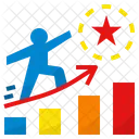 Motive Developpement Croissance Icône