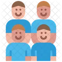 Hommes Personnes Groupe Icône