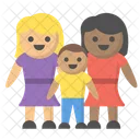 Homosexuellefamilie Symbol