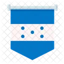 Honduras Flag National Icon
