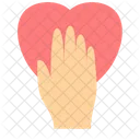 Honesty Heart Hand Icon