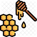 Honey Honeycomb Farming And Gardening Icon