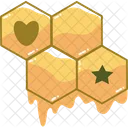 Honey Honeycomb Sweet Icon