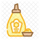 Honey Mustard Condiment Icon