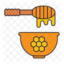 Flowing Honey Honey Stick Honey Dipper Icon