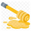 Honey Dip Honey Spoon Wooden Spoon Icon