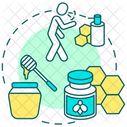 Honey for relieving cough  Icon