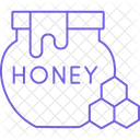 Honey Jar Honey Bee Icon