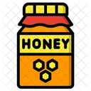 Honey Jar Bee Food And Restaurant Icon