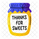 Honey Jar Sweet Thanks Icon