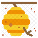 Bee Honey Honeycomb Icon