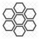 Honeycomb Bee Honey Icon