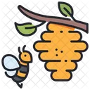 Honeycomb Honey Sweet Icon