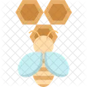 Bee Honeycomb Tree Icon