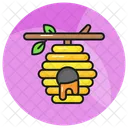 Honeycomb Beehive Bees Icon