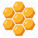 Honeycomb Pattern Bee Honey Icon