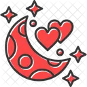 Honeymoon Heart Love Icon