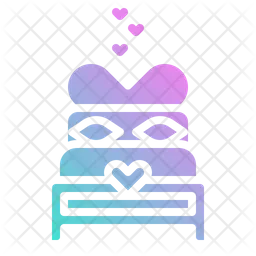 Honeymoon Bed  Icon