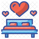 Honeymoon Bed Bed Furniture Icon