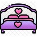 Honeymoon Bed Romance Bed Bed Icon