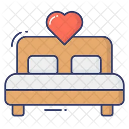 Honeymoon Bed  Icon