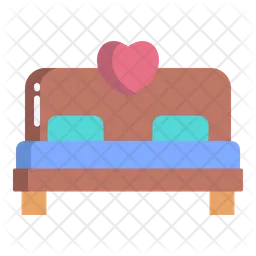 Honeymoon Bed  Icon