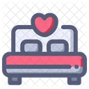 Bed Love Wedding Icon