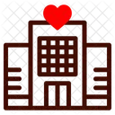 Hotel Dating Hotel Heart Icon