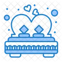 Honeymoon Couple Bed Bed Icon