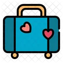 Luggage Love Romance Icon