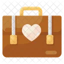 Portfolio Honeymoon Travel Suitcase Icon