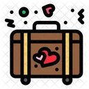 Briefcase Heart Love Icon