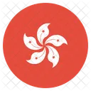 Hongkong Flag Circle Icon