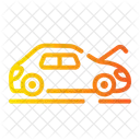 Hood Check Car Vehicle Open Transport Automobile Icon